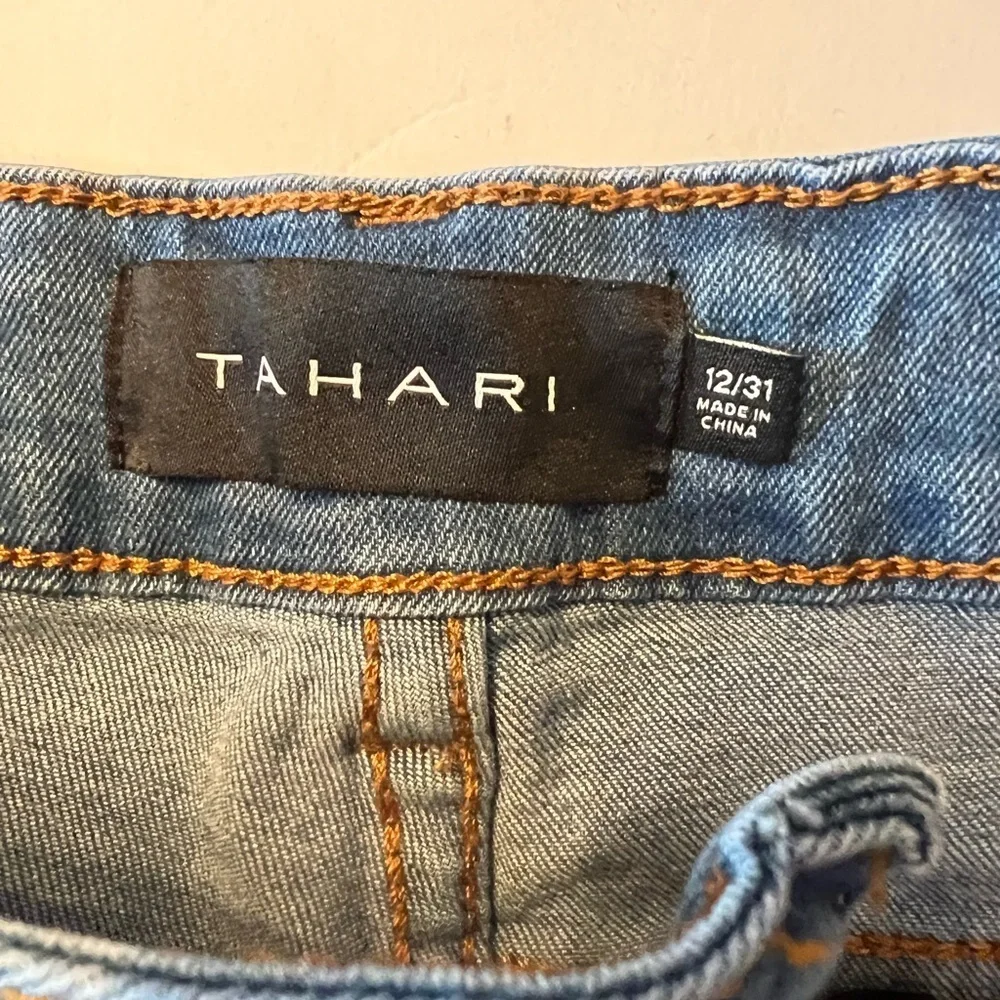 Tahari Light Blue Denim Jeans - Picture 3 of 5